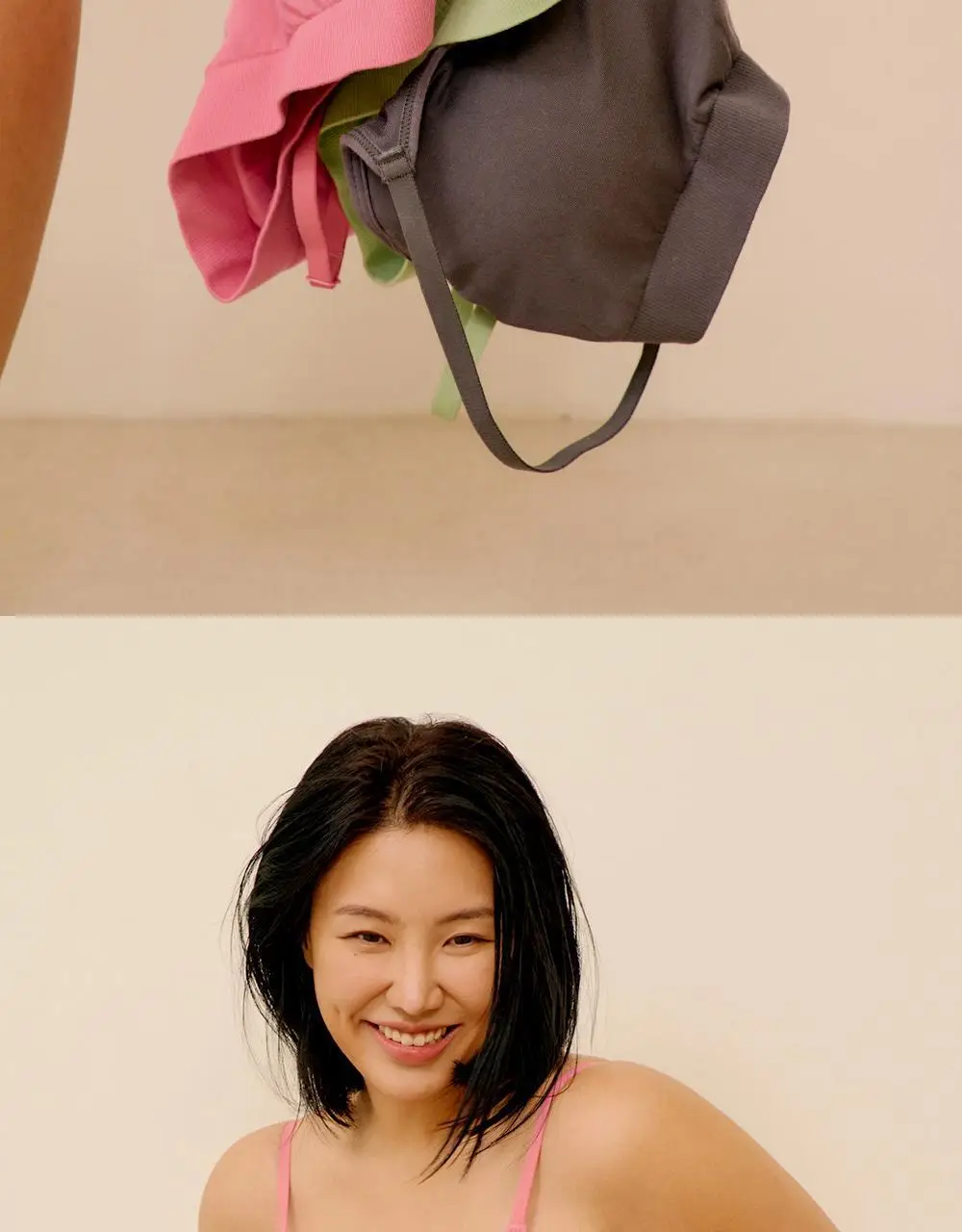 [류혜영 PICK] 마른파이브 쉬어 브라 원핏 홀가먼트 브라렛 & 팬티 세트 (브라렛+삼각팬티/드로즈) 상세페이지 15